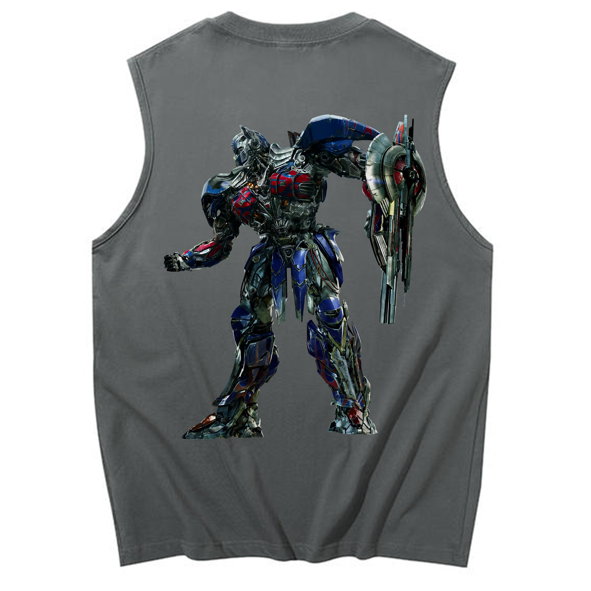 （画像用） Transformers トランスフォーマー コットン100％タンクトップ（背面プリント）